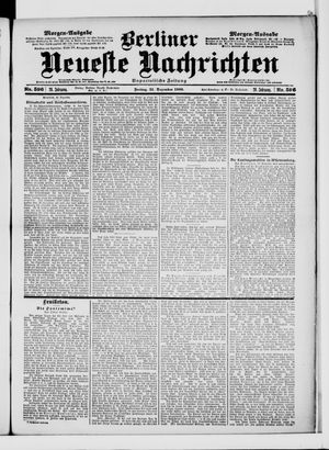 Berliner Neueste Nachrichten on Dec 21, 1900