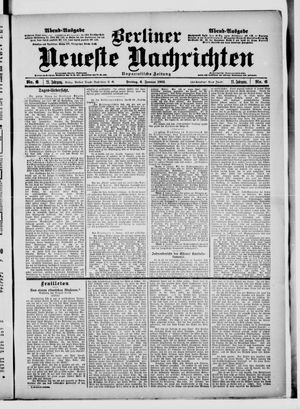 Berliner Neueste Nachrichten vom 04.01.1901