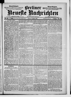 Berliner Neueste Nachrichten vom 08.02.1901