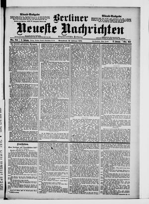 Berliner Neueste Nachrichten vom 16.02.1901