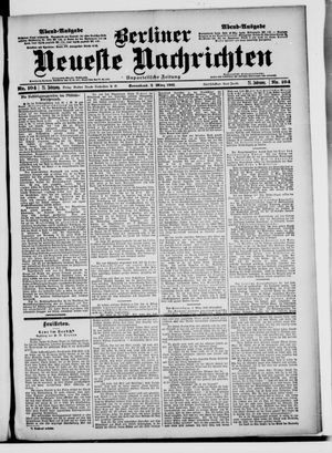 Berliner Neueste Nachrichten vom 02.03.1901