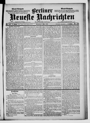 Berliner Neueste Nachrichten vom 06.03.1901