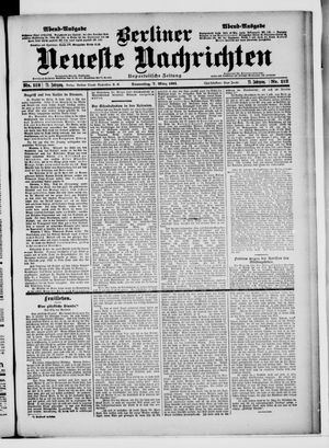 Berliner Neueste Nachrichten vom 07.03.1901