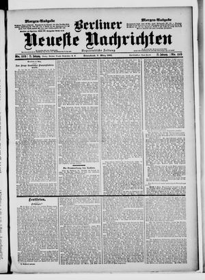 Berliner Neueste Nachrichten vom 09.03.1901