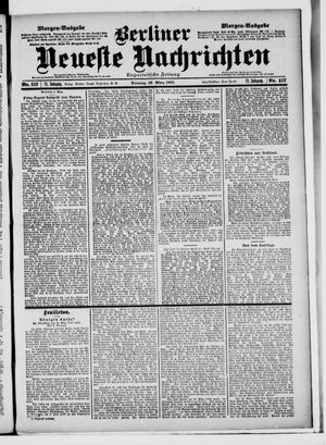 Berliner Neueste Nachrichten vom 10.03.1901