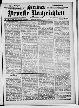 Berliner Neueste Nachrichten vom 11.03.1901