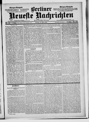 Berliner Neueste Nachrichten vom 12.03.1901