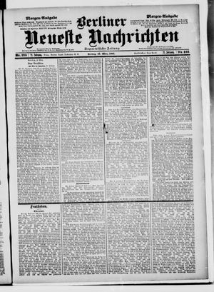 Berliner Neueste Nachrichten vom 15.03.1901