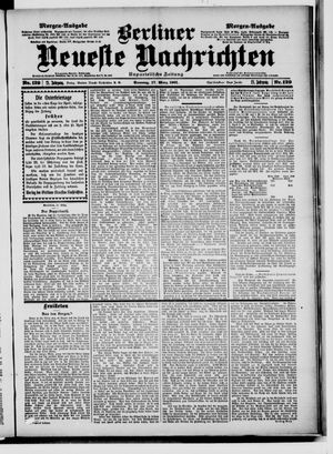 Berliner Neueste Nachrichten vom 17.03.1901