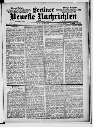 Berliner Neueste Nachrichten vom 19.03.1901