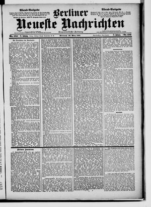 Berliner Neueste Nachrichten vom 20.03.1901
