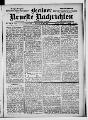 Berliner Neueste Nachrichten vom 23.03.1901