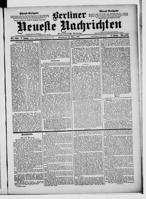 Berliner Neueste Nachrichten vom 23.03.1901