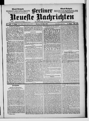 Berliner Neueste Nachrichten vom 25.03.1901