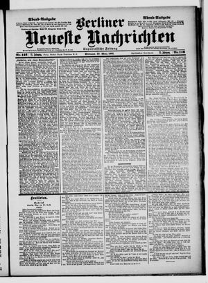 Berliner Neueste Nachrichten vom 27.03.1901