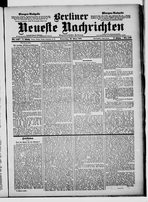 Berliner Neueste Nachrichten vom 28.03.1901