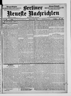 Berliner Neueste Nachrichten vom 05.04.1901