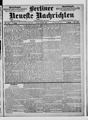 Berliner Neueste Nachrichten on Apr 12, 1901