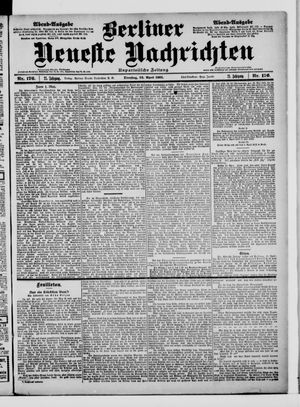 Berliner Neueste Nachrichten vom 16.04.1901