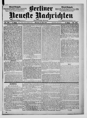 Berliner Neueste Nachrichten vom 17.04.1901