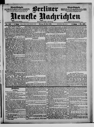 Berliner Neueste Nachrichten vom 29.04.1901