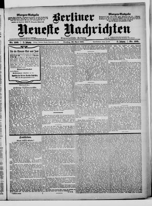 Berliner Neueste Nachrichten vom 30.04.1901