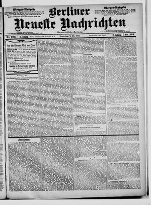 Berliner Neueste Nachrichten on May 2, 1901