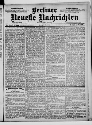 Berliner Neueste Nachrichten vom 03.05.1901