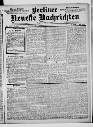 Berliner Neueste Nachrichten on May 4, 1901