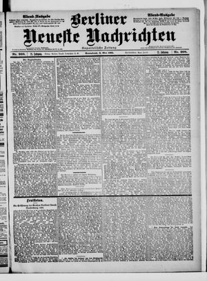 Berliner Neueste Nachrichten on May 4, 1901