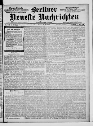Berliner Neueste Nachrichten vom 07.05.1901
