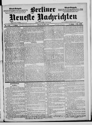 Berliner Neueste Nachrichten vom 13.05.1901