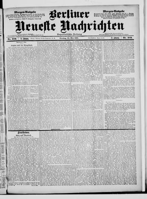 Berliner Neueste Nachrichten on May 14, 1901