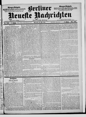 Berliner Neueste Nachrichten vom 15.05.1901