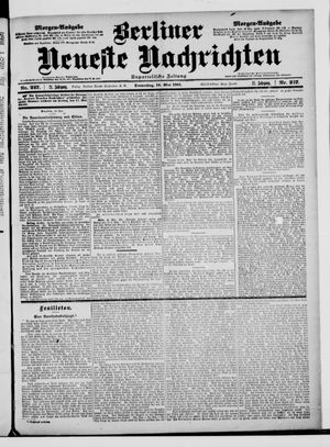 Berliner Neueste Nachrichten vom 16.05.1901