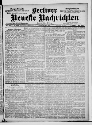 Berliner Neueste Nachrichten vom 21.05.1901