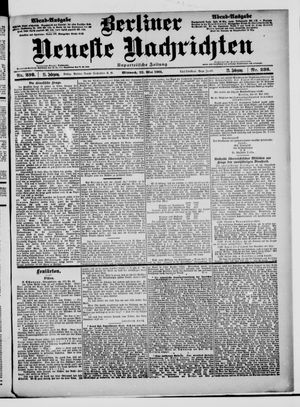 Berliner Neueste Nachrichten vom 22.05.1901