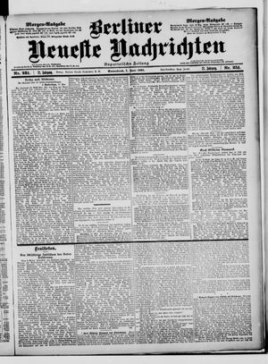 Berliner Neueste Nachrichten vom 01.06.1901