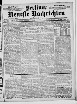 Berliner Neueste Nachrichten vom 03.06.1901