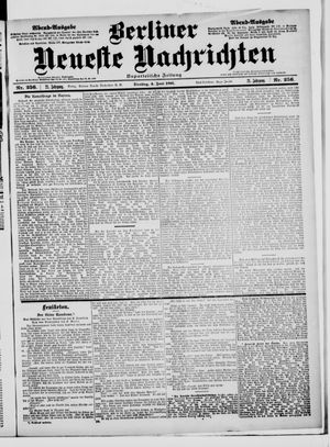 Berliner Neueste Nachrichten vom 04.06.1901