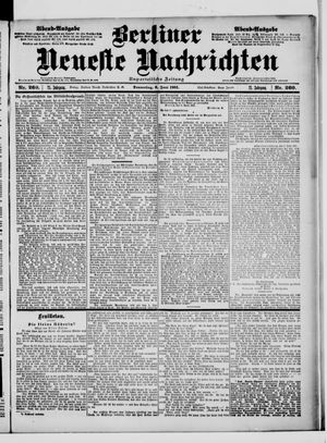 Berliner Neueste Nachrichten vom 06.06.1901