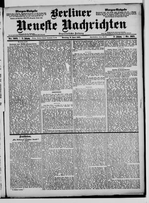 Berliner Neueste Nachrichten vom 09.06.1901