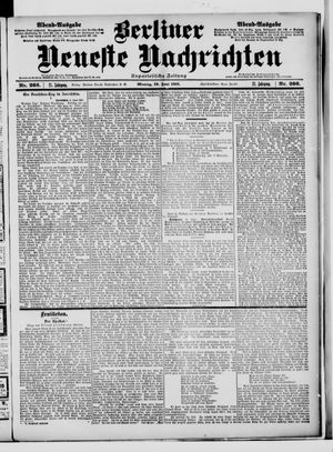 Berliner Neueste Nachrichten vom 10.06.1901