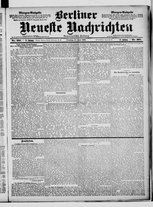 Berliner Neueste Nachrichten vom 11.06.1901