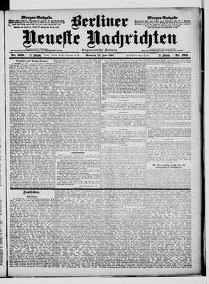Berliner Neueste Nachrichten vom 12.06.1901