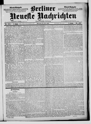 Berliner Neueste Nachrichten vom 12.06.1901