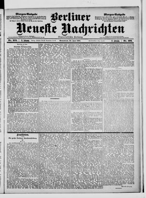 Berliner Neueste Nachrichten vom 15.06.1901