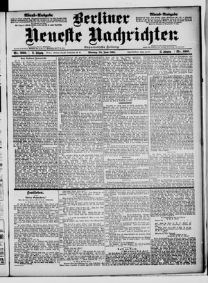 Berliner Neueste Nachrichten vom 24.06.1901