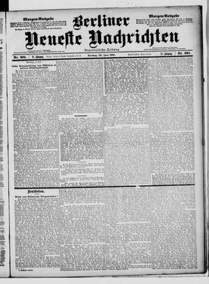 Berliner Neueste Nachrichten vom 25.06.1901