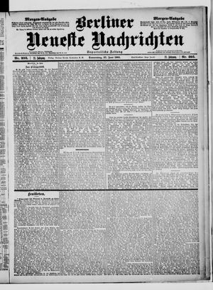 Berliner Neueste Nachrichten vom 27.06.1901